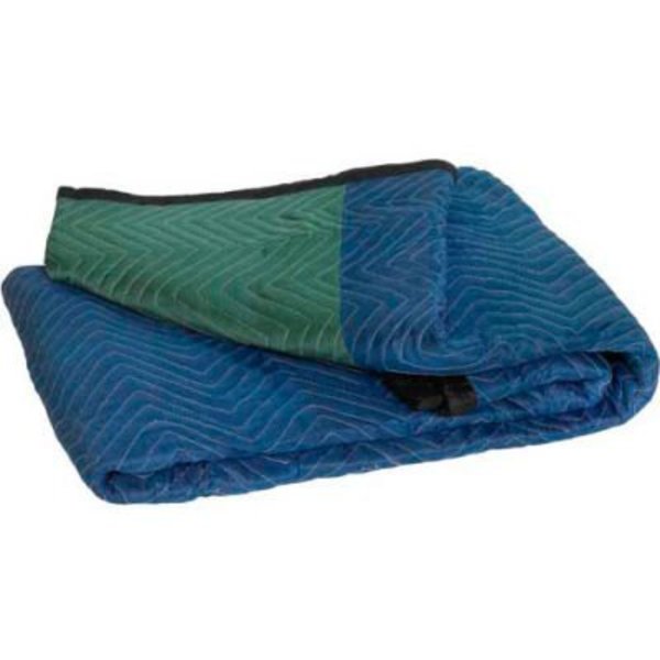 Box Packaging Global Industrial„¢ Deluxe Moving Blankets 72" x 80" Blue, 6 Pack MB7280D